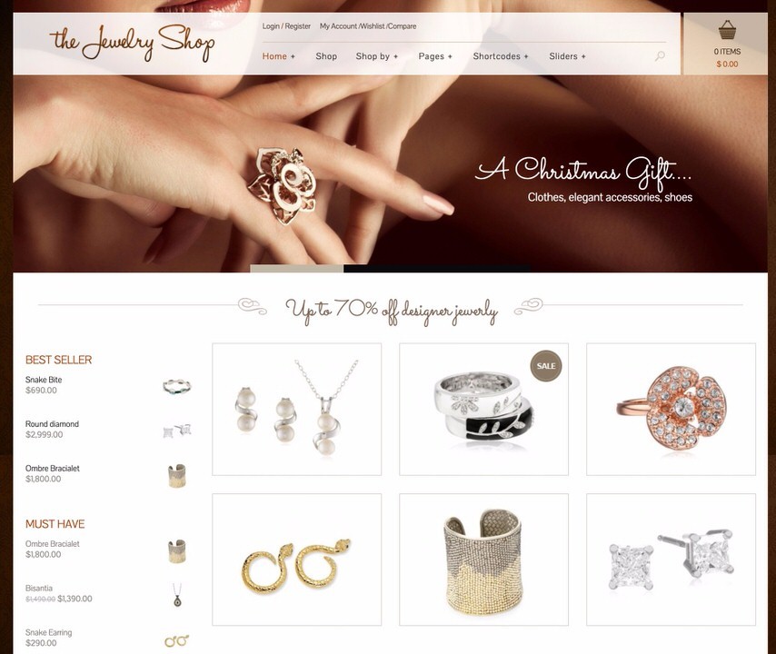 طراحی سایت طلا و جواهرات